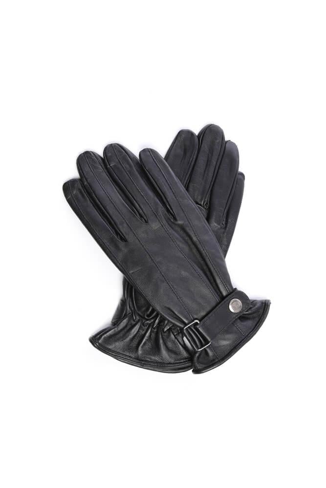  Tamer Tanca Erkek Hakiki Deri Siyah Eldiven ELDIVEN