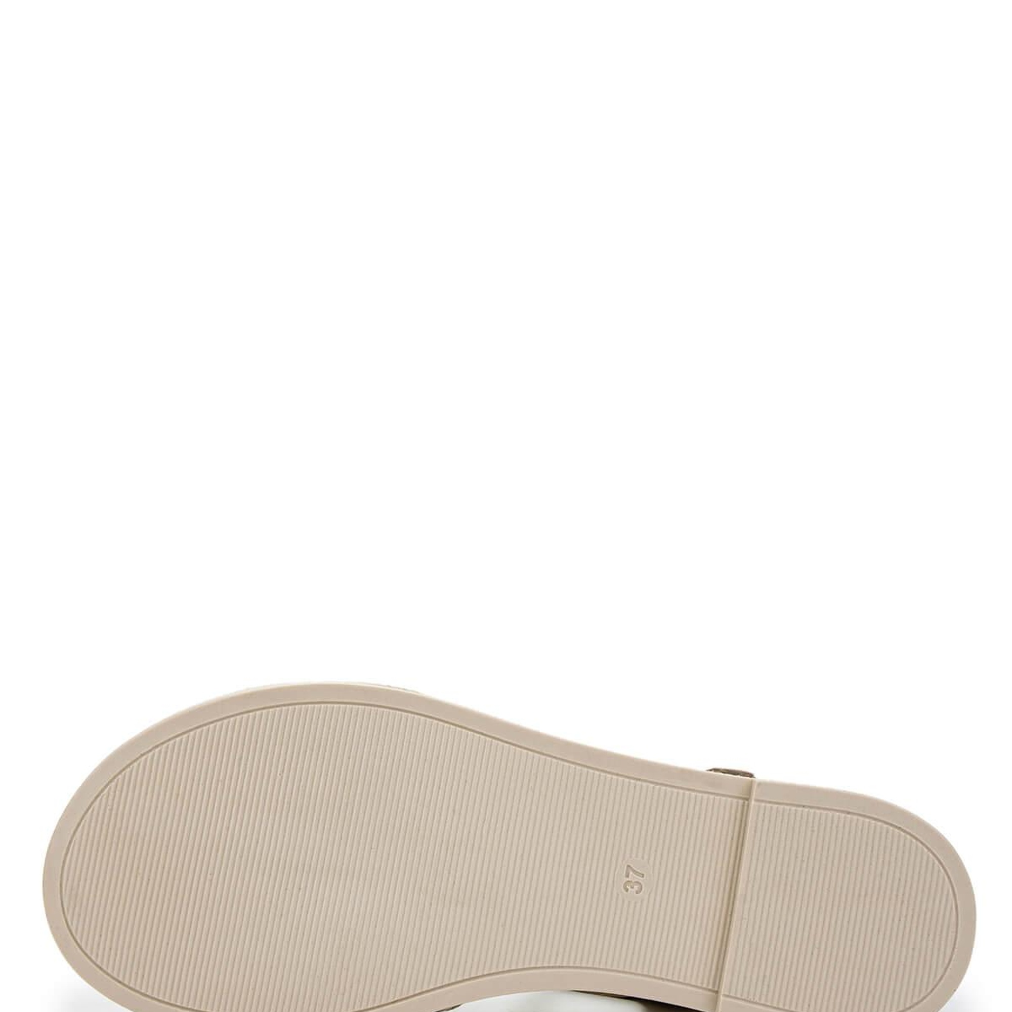 Tamer Tanca Kadın Hakiki Deri Bej Topuklu Sandalet