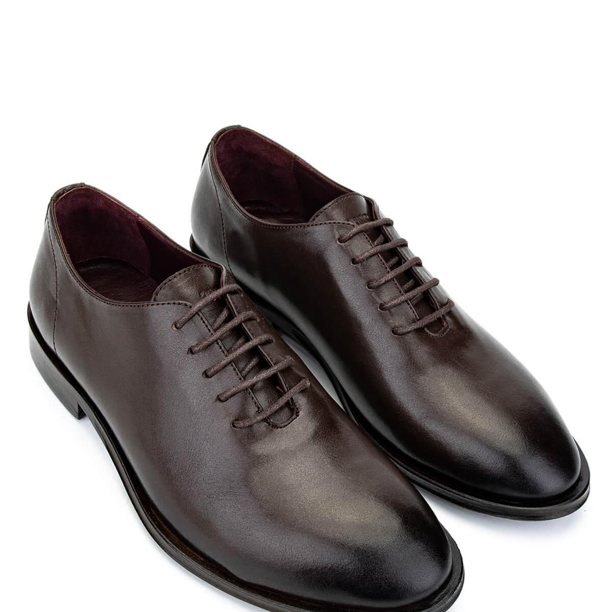 Tamer Tanca Erkek Hakiki Deri Kahverengi Klasik Ayakkabı