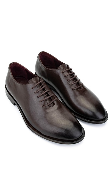  Tamer Tanca Erkek Hakiki Deri Kahverengi Klasik Ayakkabı