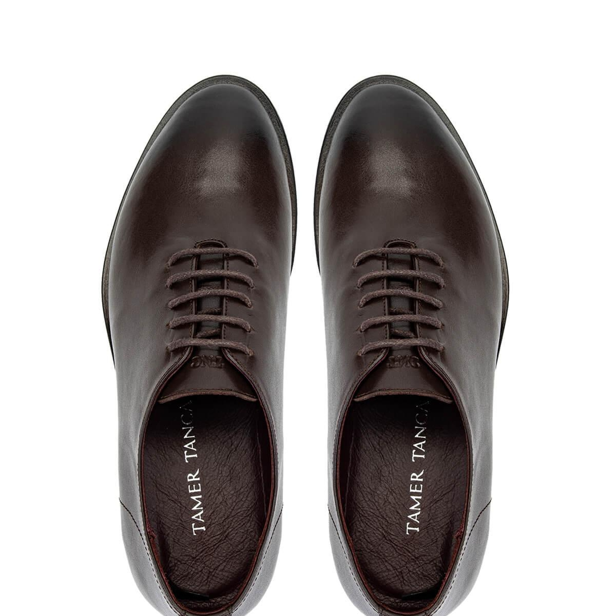 Tamer Tanca Erkek Hakiki Deri Kahverengi Klasik Ayakkabı