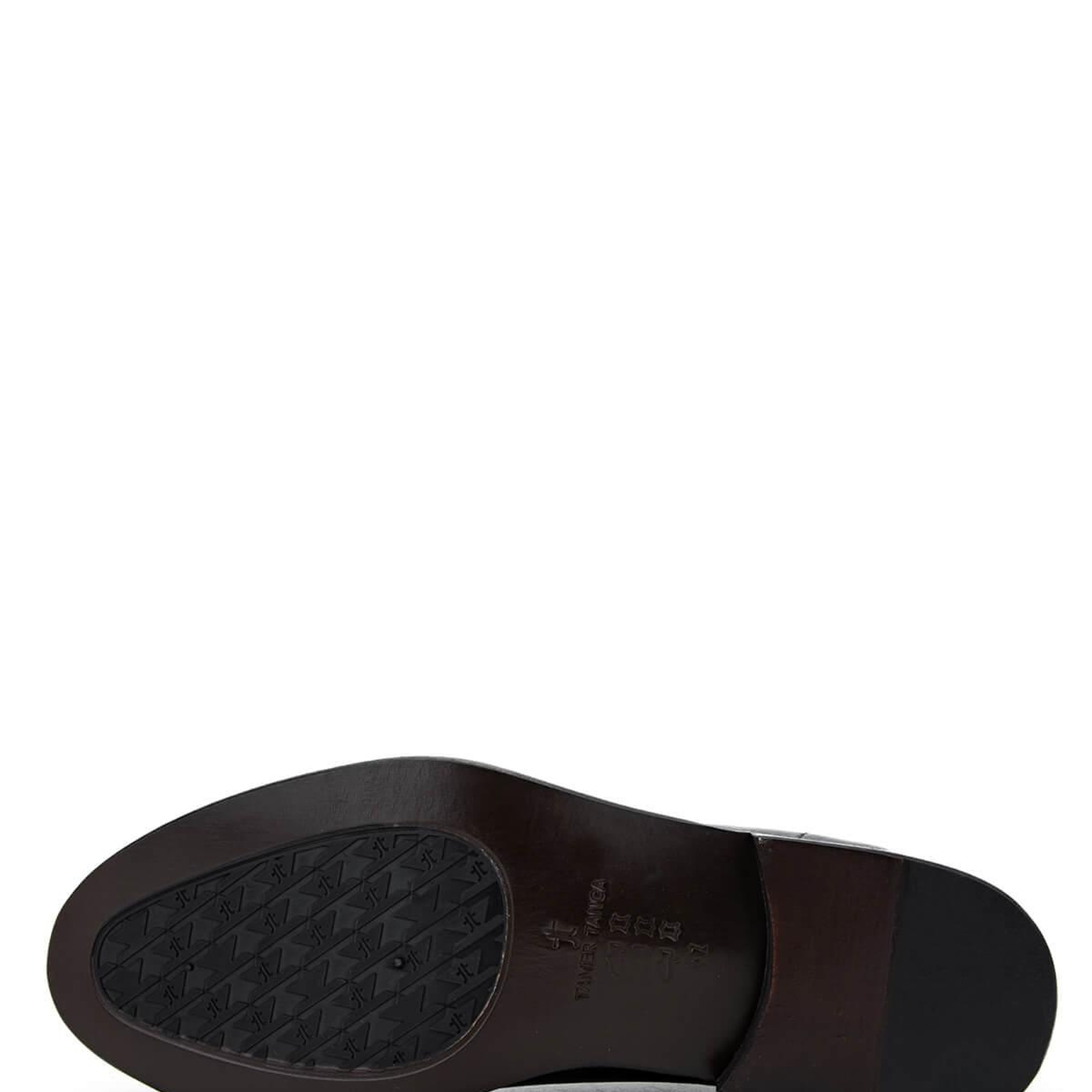 Tamer Tanca Erkek Hakiki Deri Siyah Klasik Ayakkabı