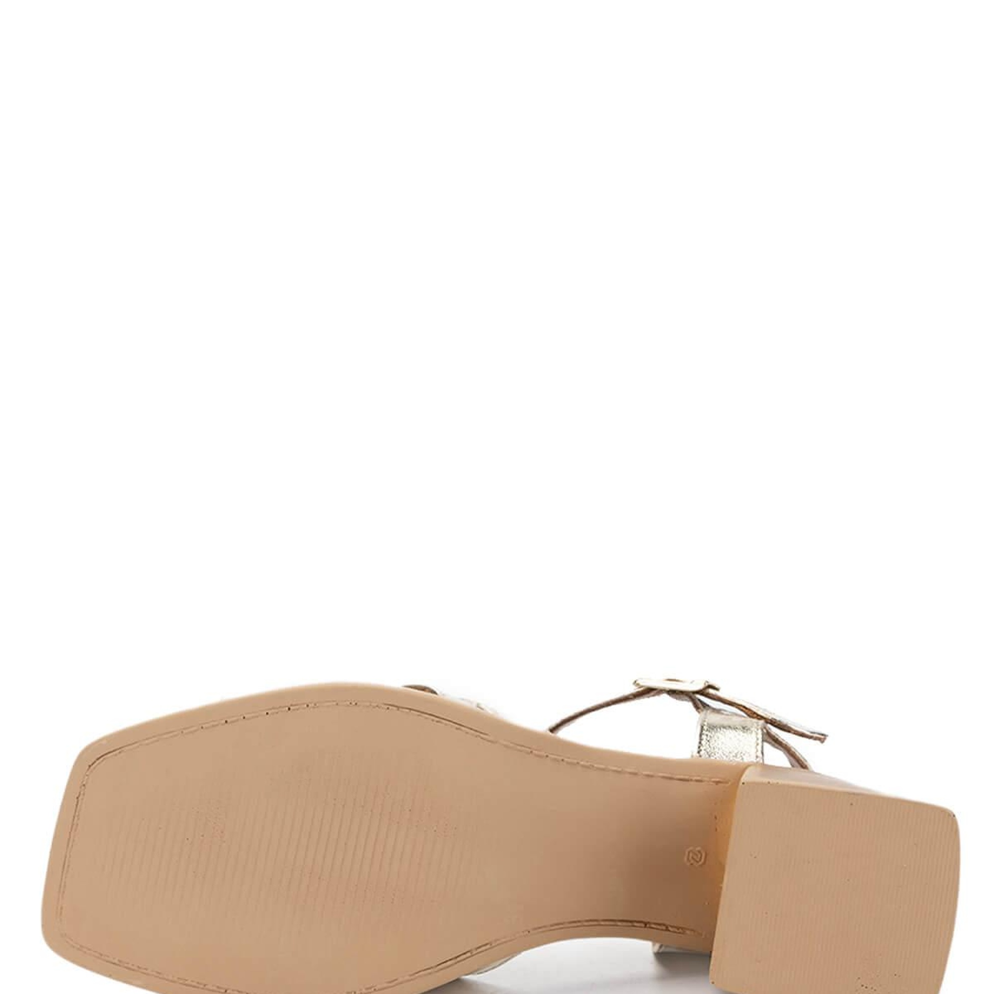 Tamer Tanca Kadın Hakiki Deri Sarı Topuklu Sandalet