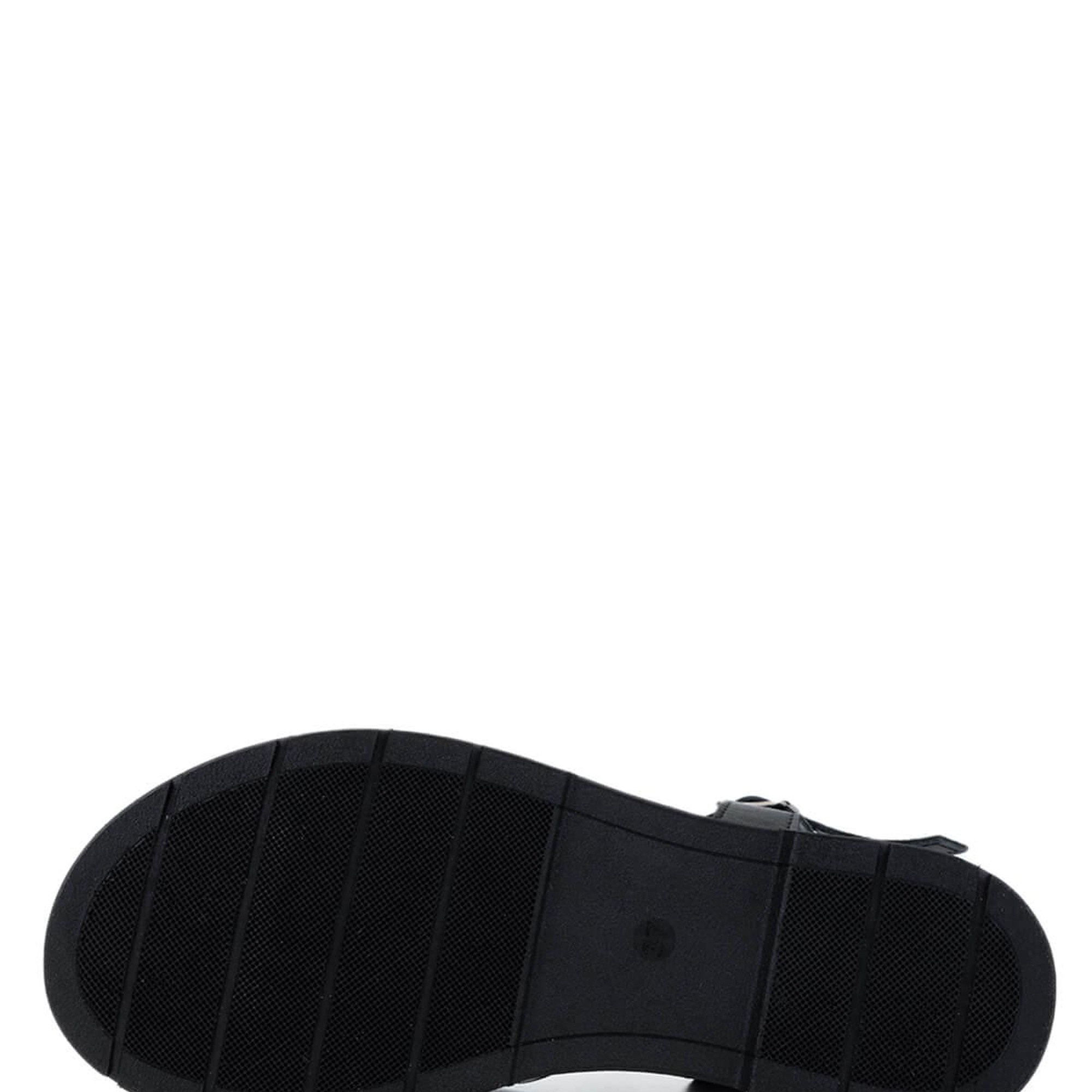 Tamer Tanca Kadın Hakiki Deri Siyah Topuklu Sandalet