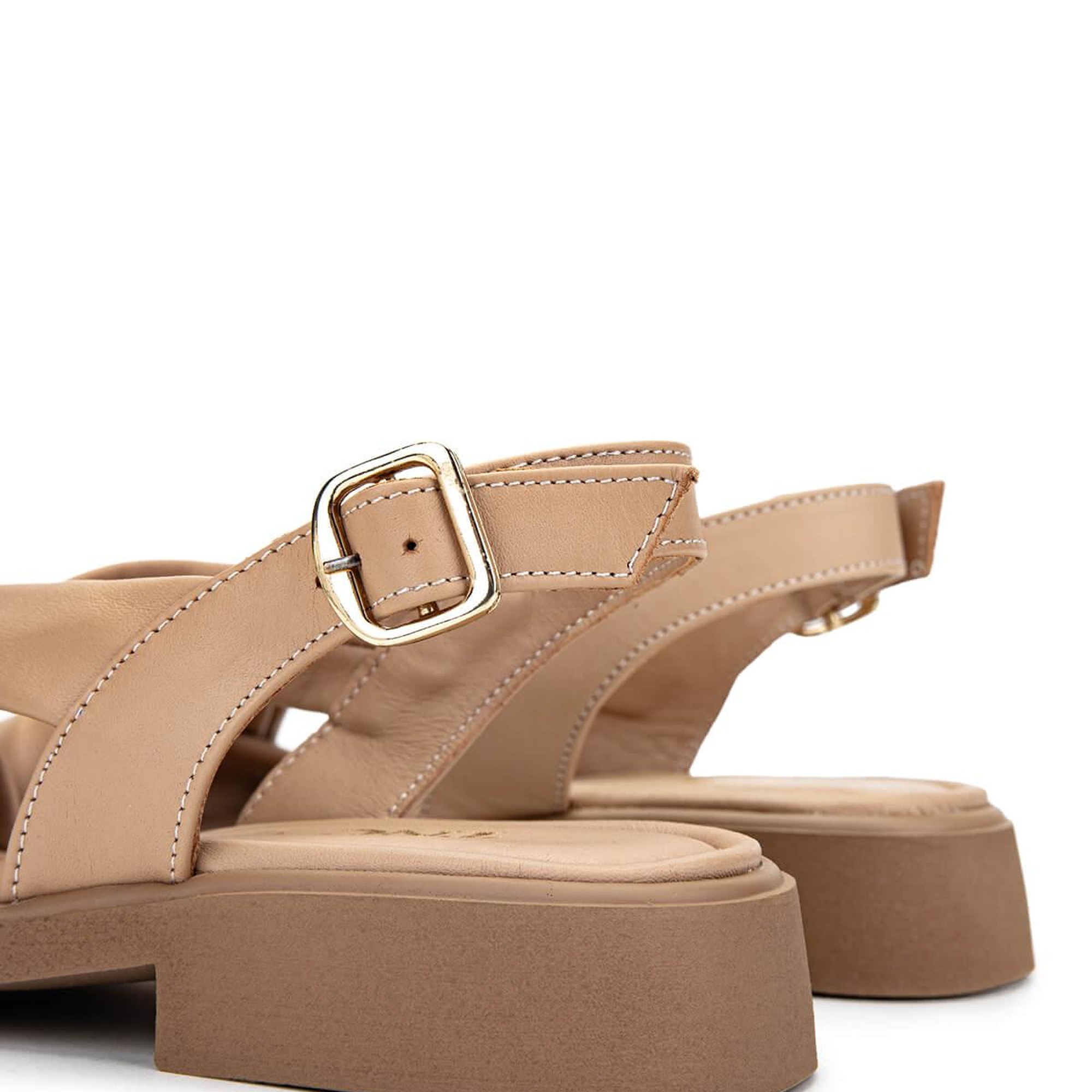 Tamer Tanca Kadın Hakiki Deri Vizon Topuklu Sandalet