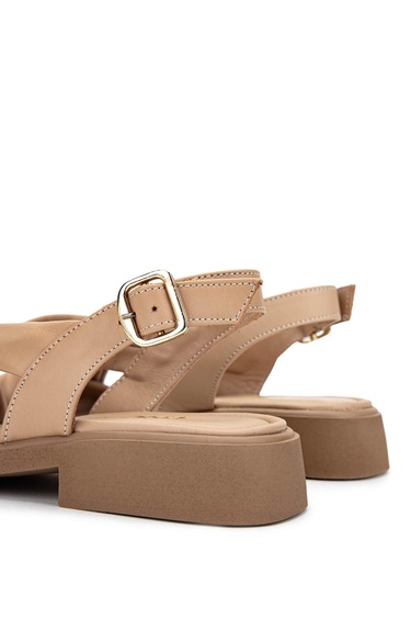  Tamer Tanca Kadın Hakiki Deri Vizon Topuklu Sandalet