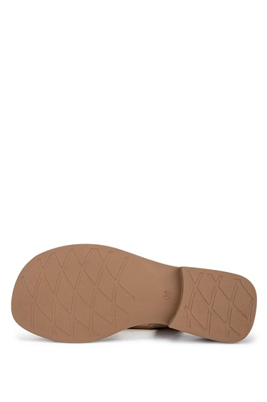  Tamer Tanca Kadın Hakiki Deri Vizon Topuklu Sandalet