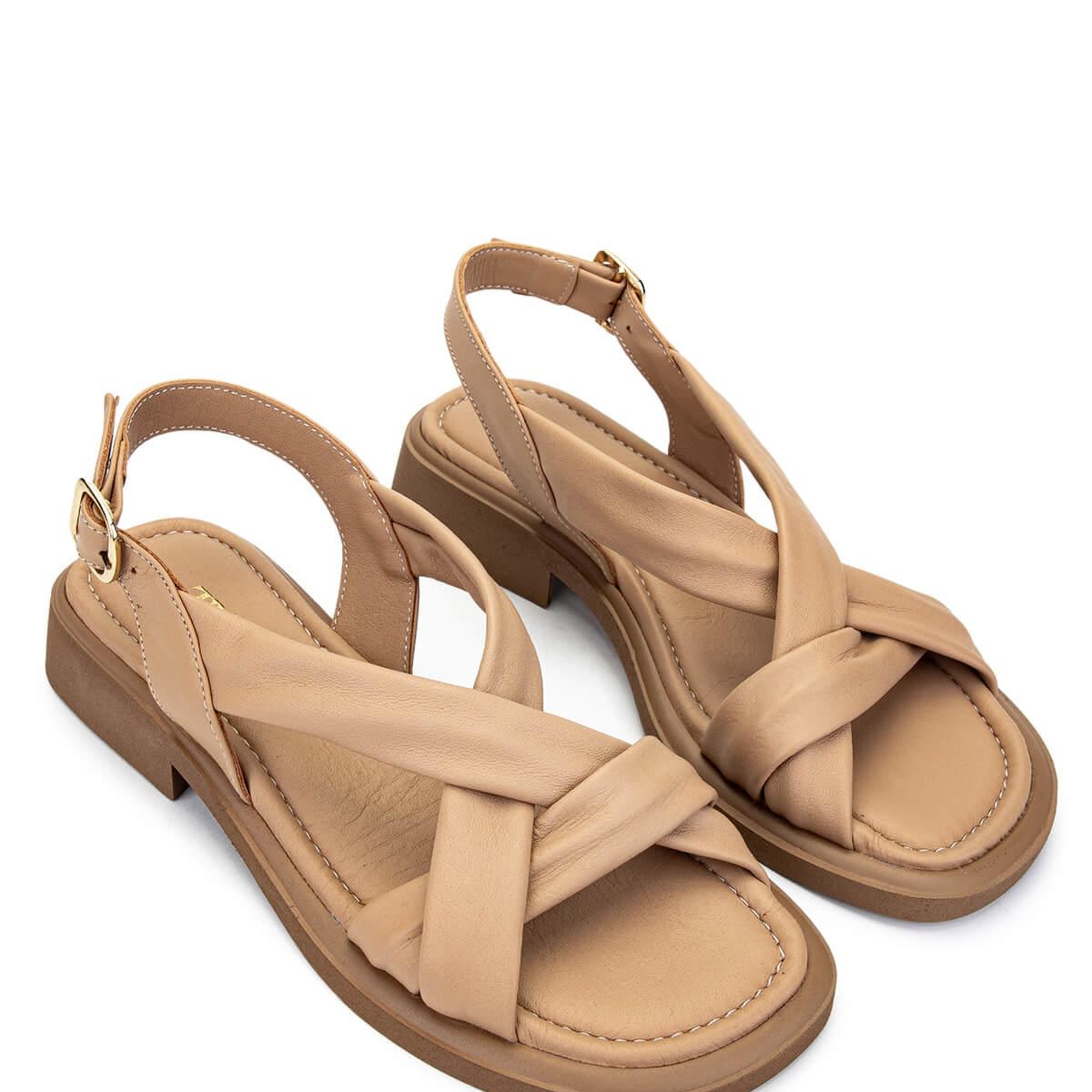 Tamer Tanca Kadın Hakiki Deri Vizon Topuklu Sandalet