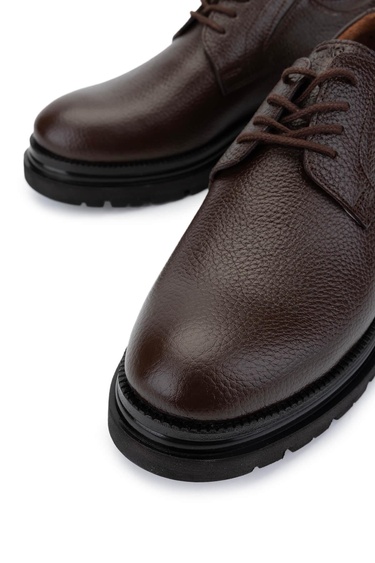  Tamer Tanca Erkek Hakiki Deri Kahverengi Casual Ayakkabı