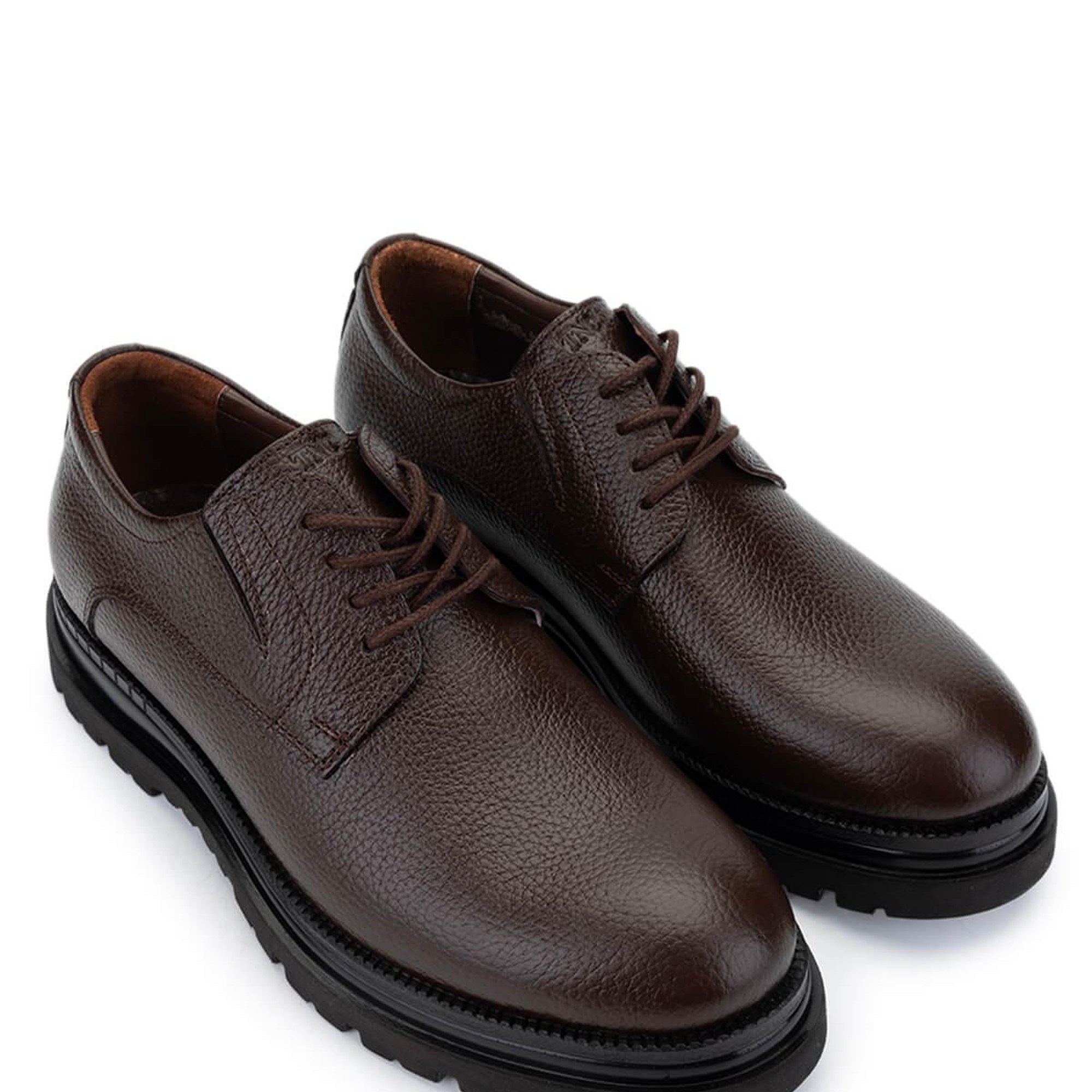 Tamer Tanca Erkek Hakiki Deri Kahverengi Casual Ayakkabı