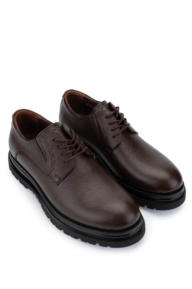  Tamer Tanca Erkek Hakiki Deri Kahverengi Casual Ayakkabı