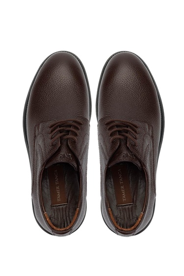  Tamer Tanca Erkek Hakiki Deri Kahverengi Casual Ayakkabı