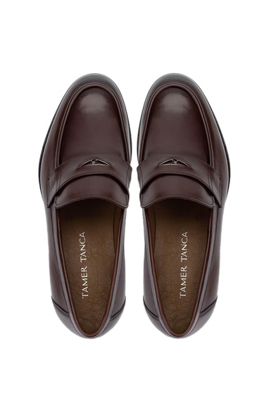  Tamer Tanca Erkek Hakiki Deri Kahverengi Klasik Ayakkabı