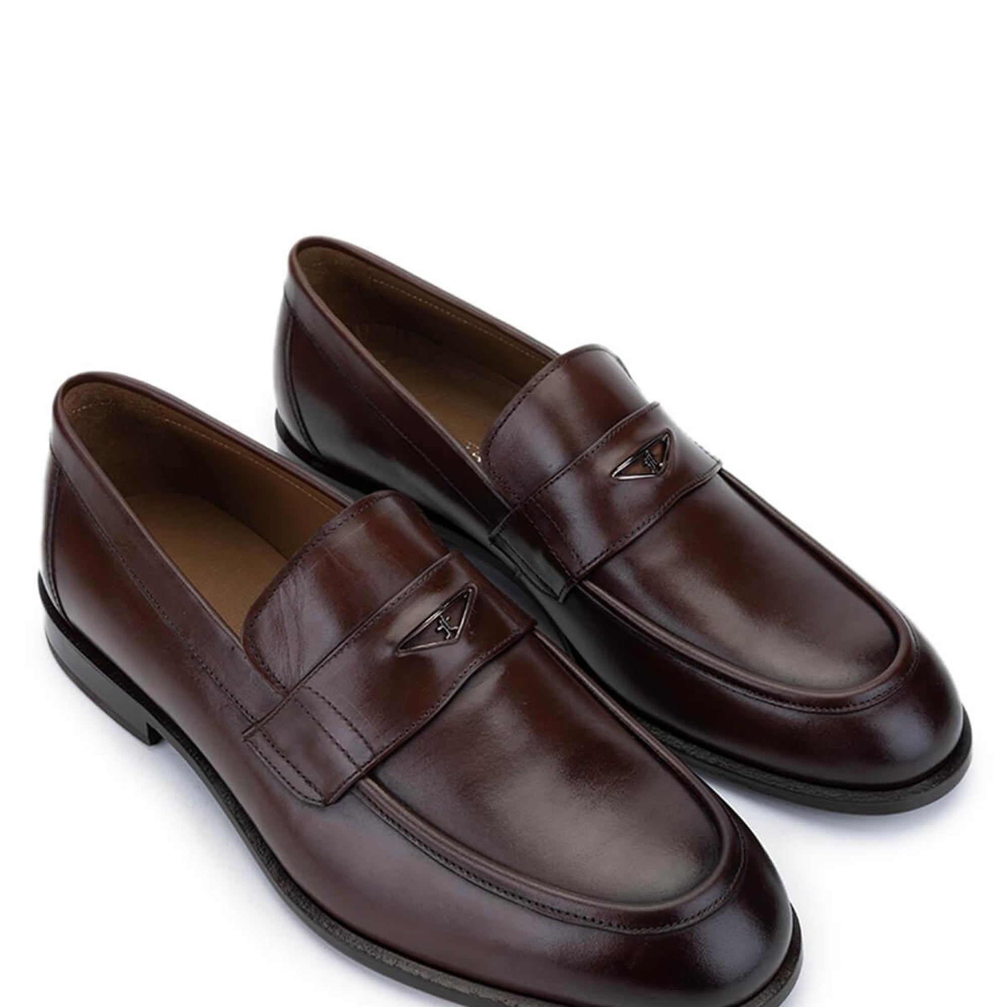 Tamer Tanca Erkek Hakiki Deri Kahverengi Klasik Ayakkabı