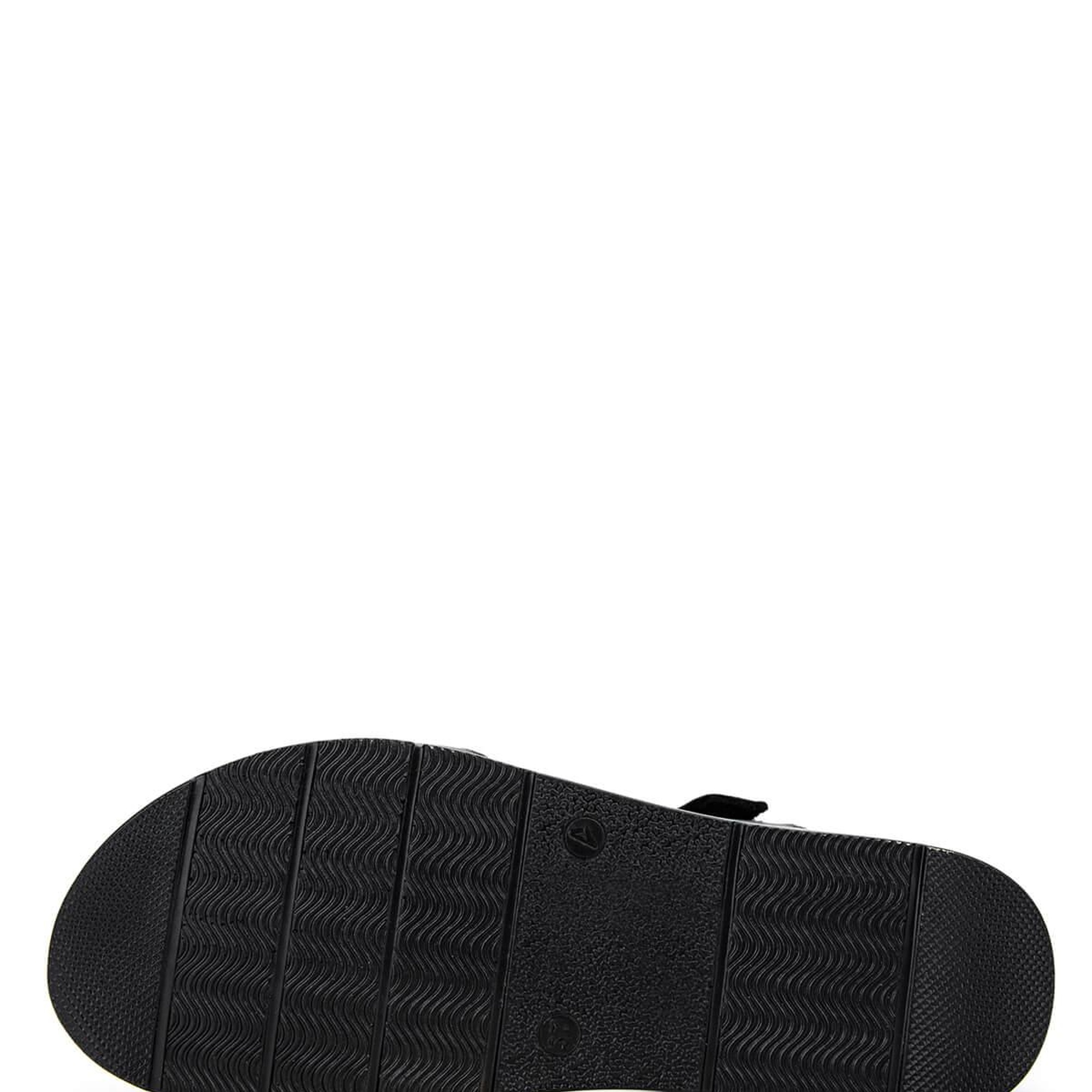 Tamer Tanca Kadın Hakiki Deri Siyah Deri Düz Sandalet