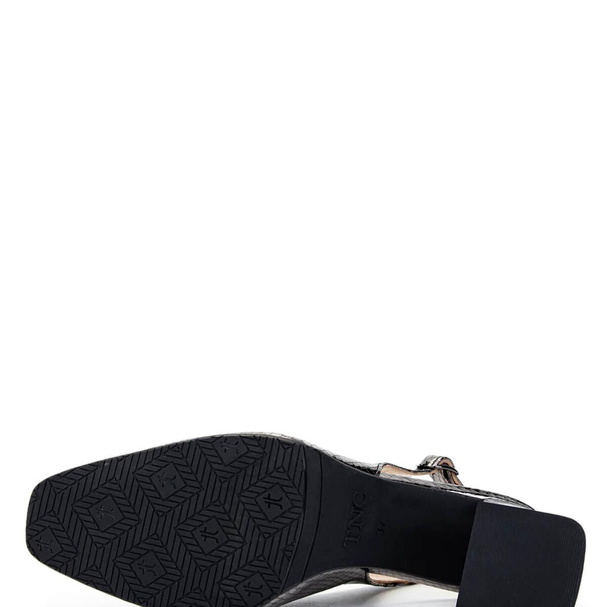 Tamer Tanca Kadın Hakiki Deri Antrasit Topuklu Ayakkabı