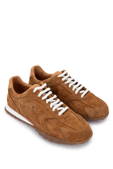  Tamer Tanca Kadın Hakiki Deri Taba Süet Sneakers & Spor Ayakkabı