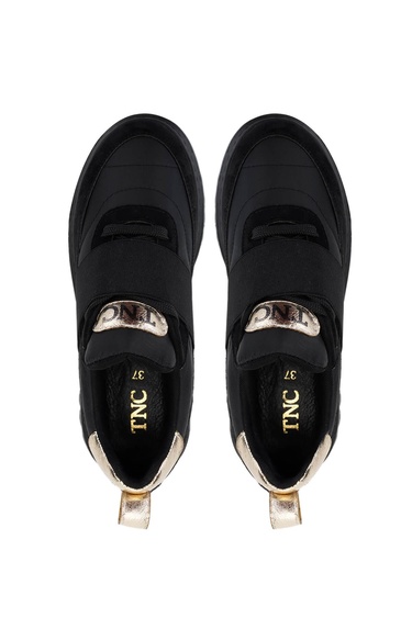  Tamer Tanca Kadın Vegan Siyah Sneakers & Spor Ayakkabı