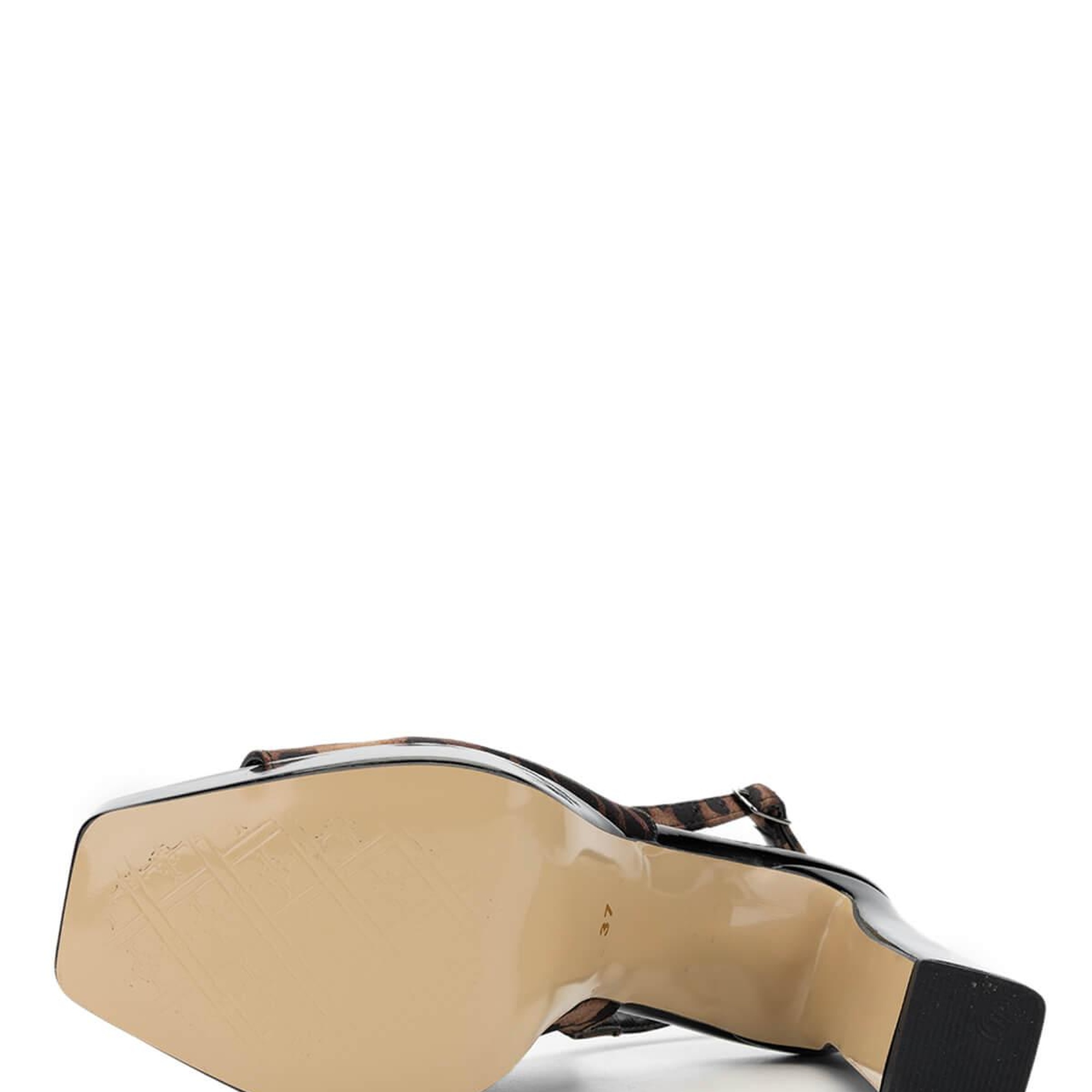 Tamer Tanca Kadın Vegan Leopar Topuklu Ayakkabı