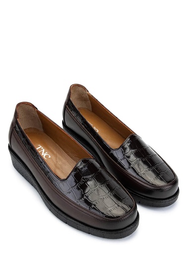  Tamer Tanca Kadın Hakiki Deri Kahverengi Casual Ayakkabı