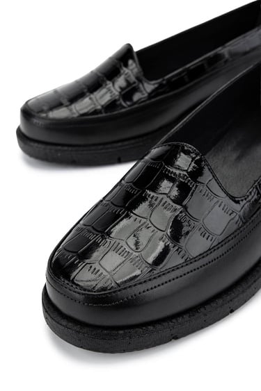  Tamer Tanca Kadın Hakiki Deri Siyah Casual Ayakkabı