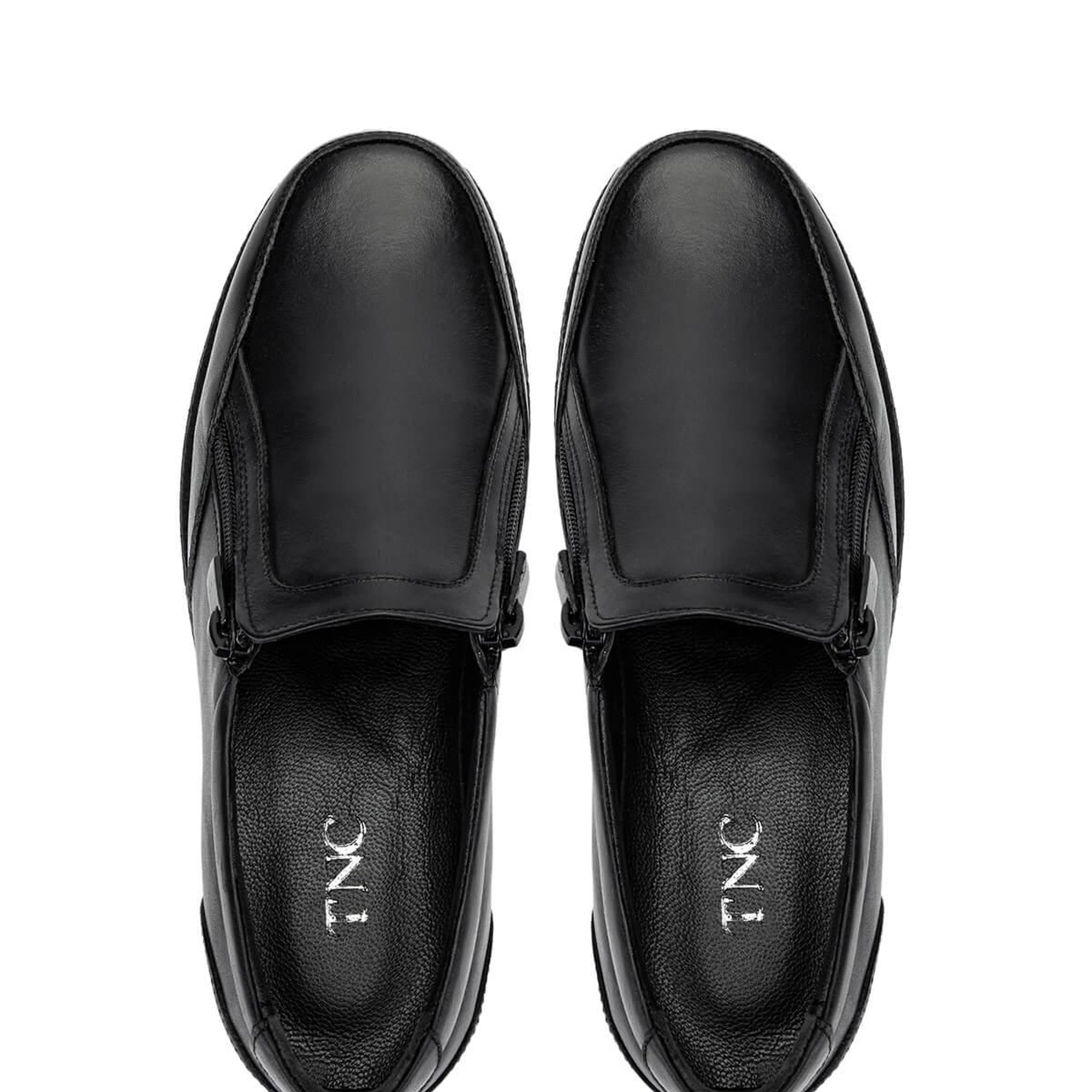 Tamer Tanca Kadın Hakiki Deri Siyah Deri Casual Ayakkabı