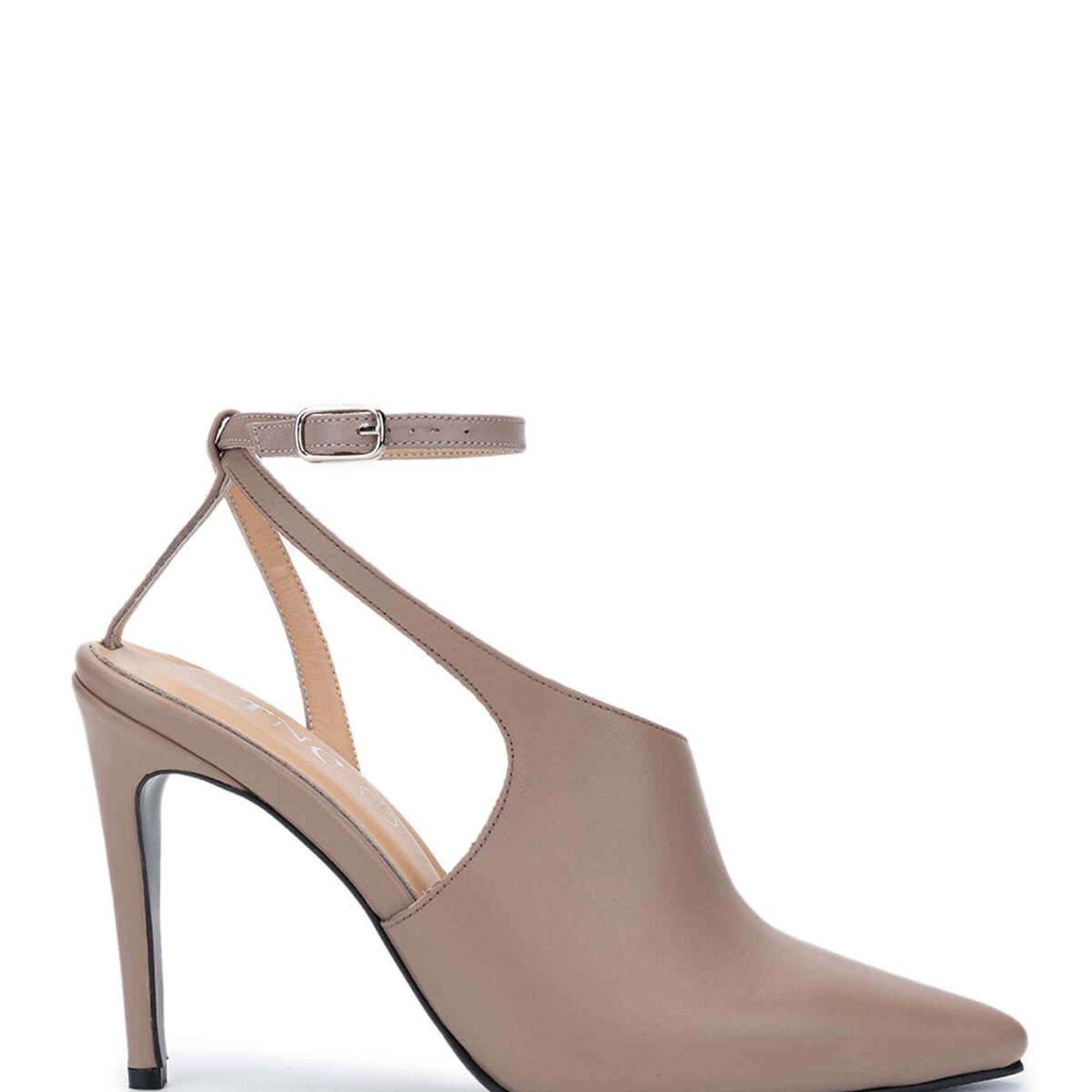 Tamer Tanca Kadın Hakiki Deri Vizon Topuklu Ayakkabı