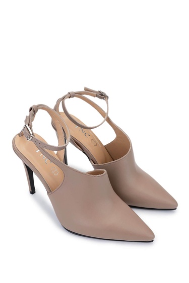  Tamer Tanca Kadın Hakiki Deri Vizon Topuklu Ayakkabı