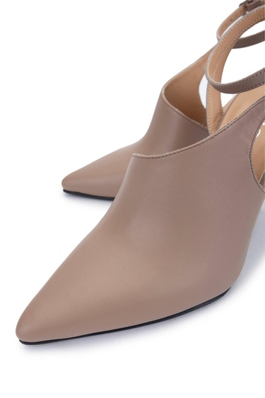  Tamer Tanca Kadın Hakiki Deri Vizon Topuklu Ayakkabı