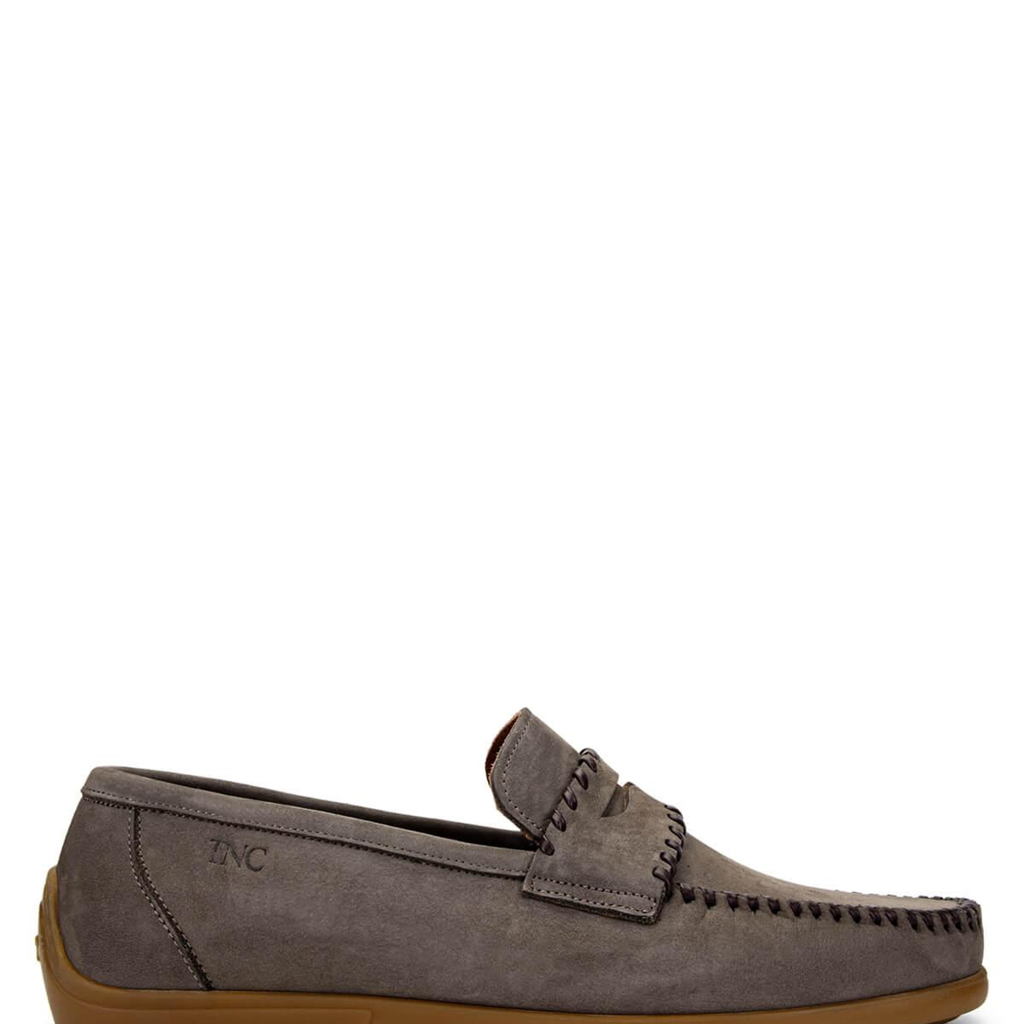 Tamer Tanca Erkek Hakiki Deri Vizon Nubuk Loafer Ayakkabı