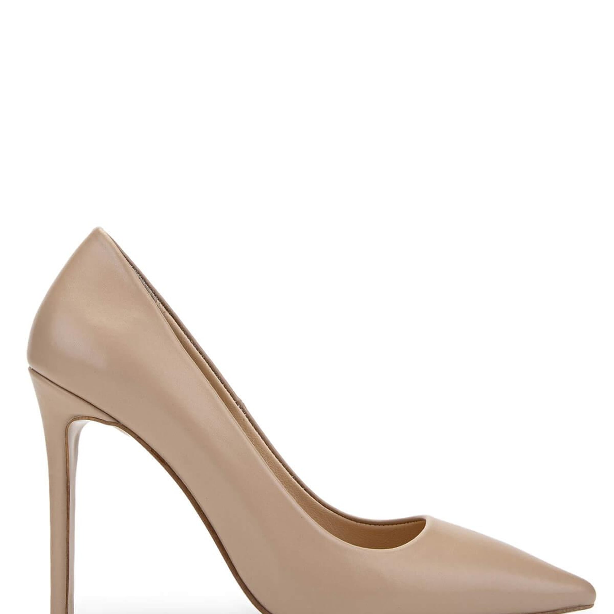 Tamer Tanca Kadın Hakiki Deri Bej Topuklu Ayakkabı