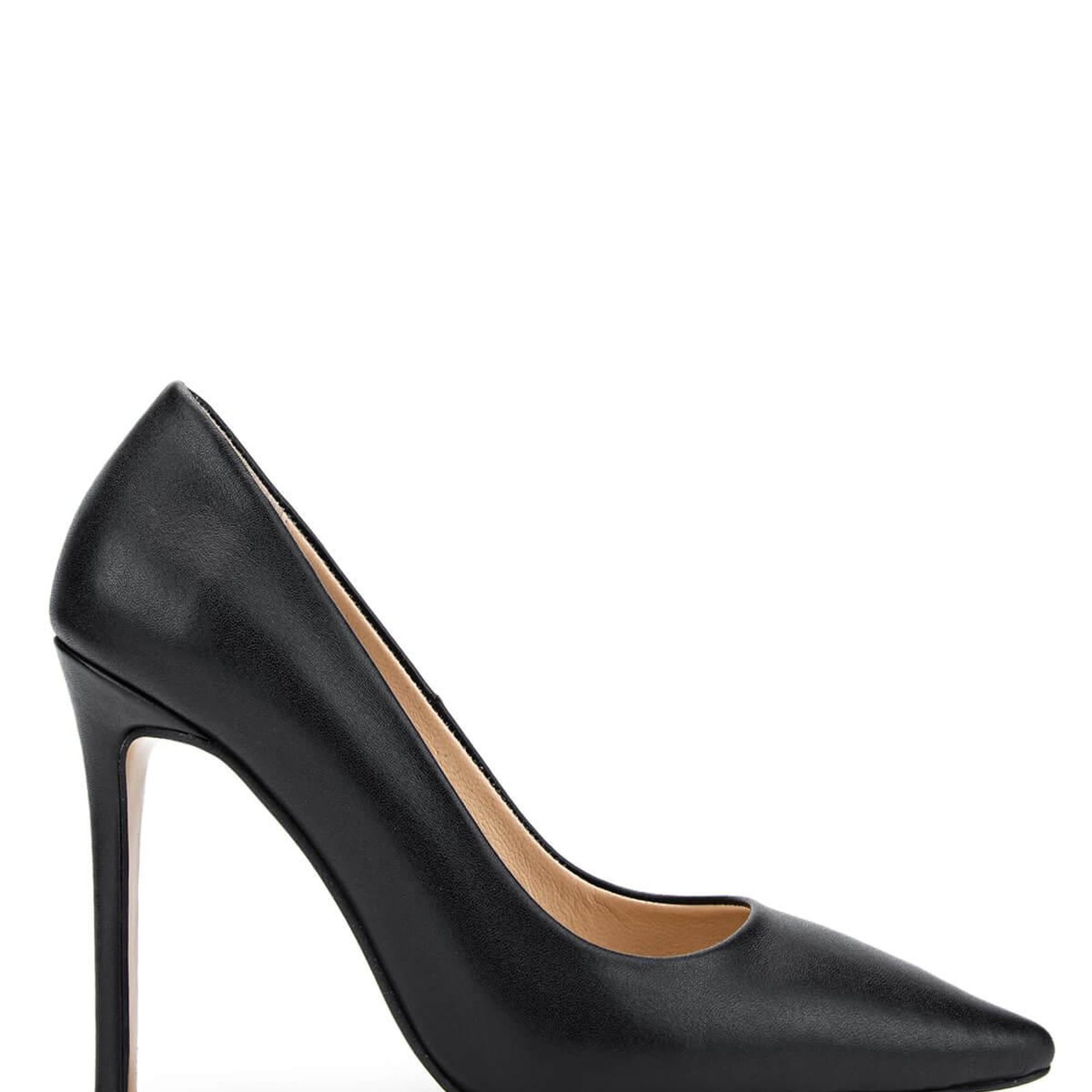 Tamer Tanca Kadın Hakiki Deri Siyah Deri Topuklu Ayakkabı