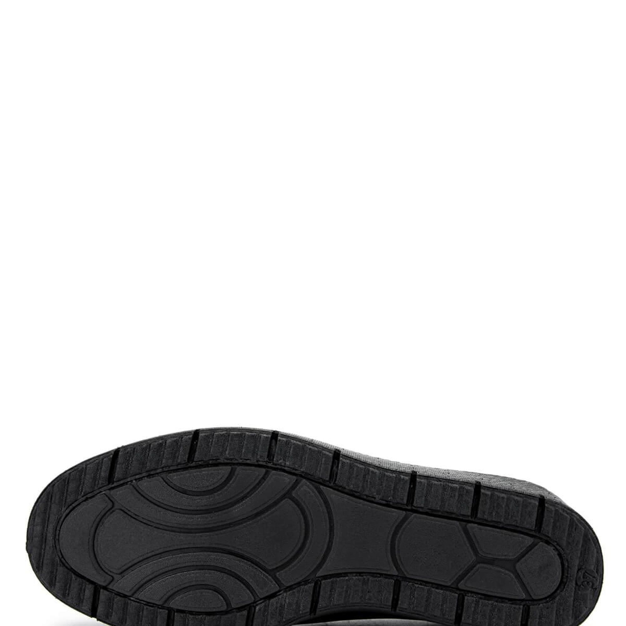 Tamer Tanca Kadın Hakiki Deri Siyah Deri Casual Ayakkabı