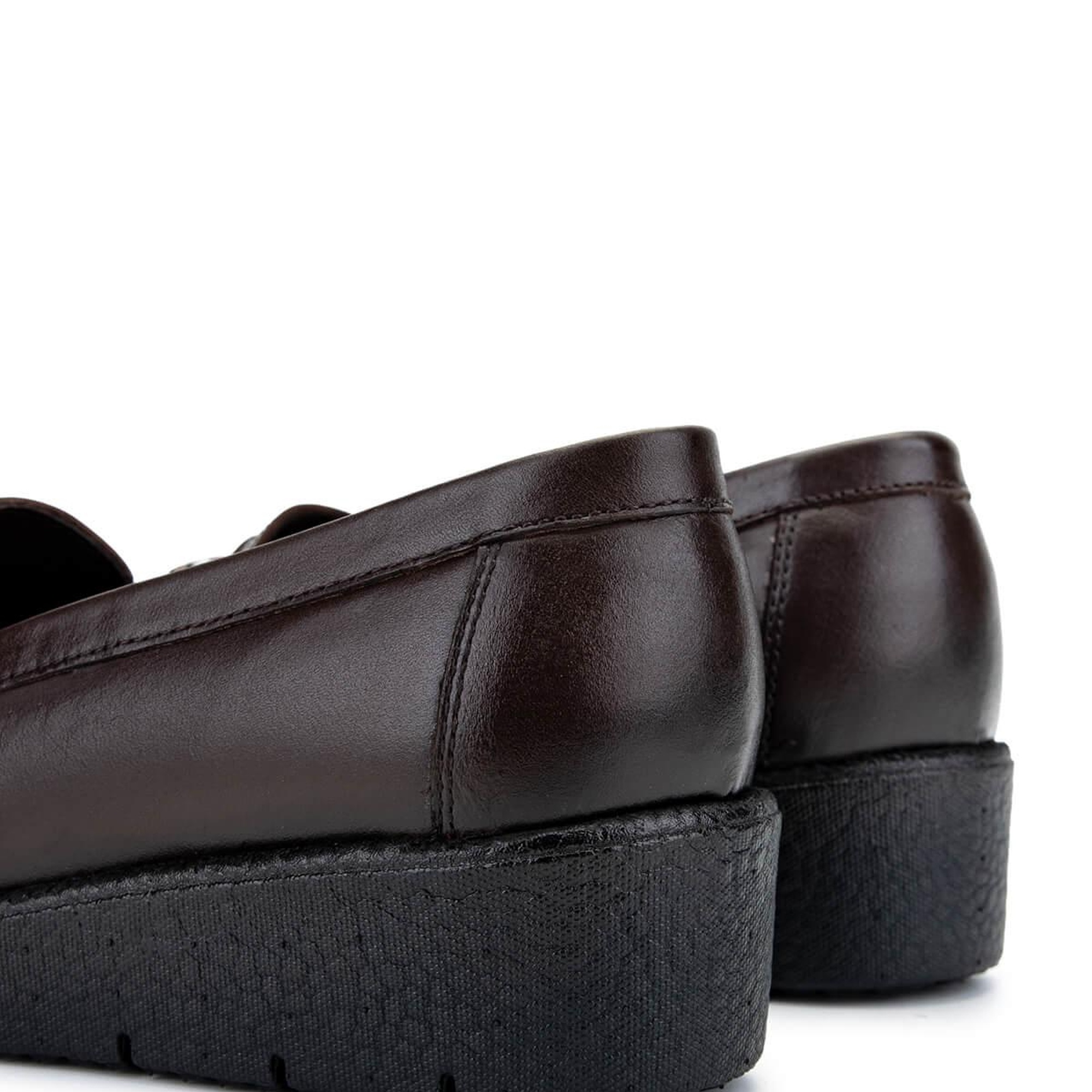 Tamer Tanca Kadın Hakiki Deri Kahverengi Casual Ayakkabı