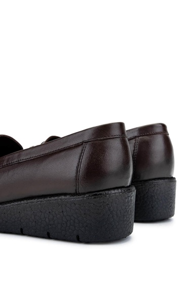  Tamer Tanca Kadın Hakiki Deri Kahverengi Casual Ayakkabı