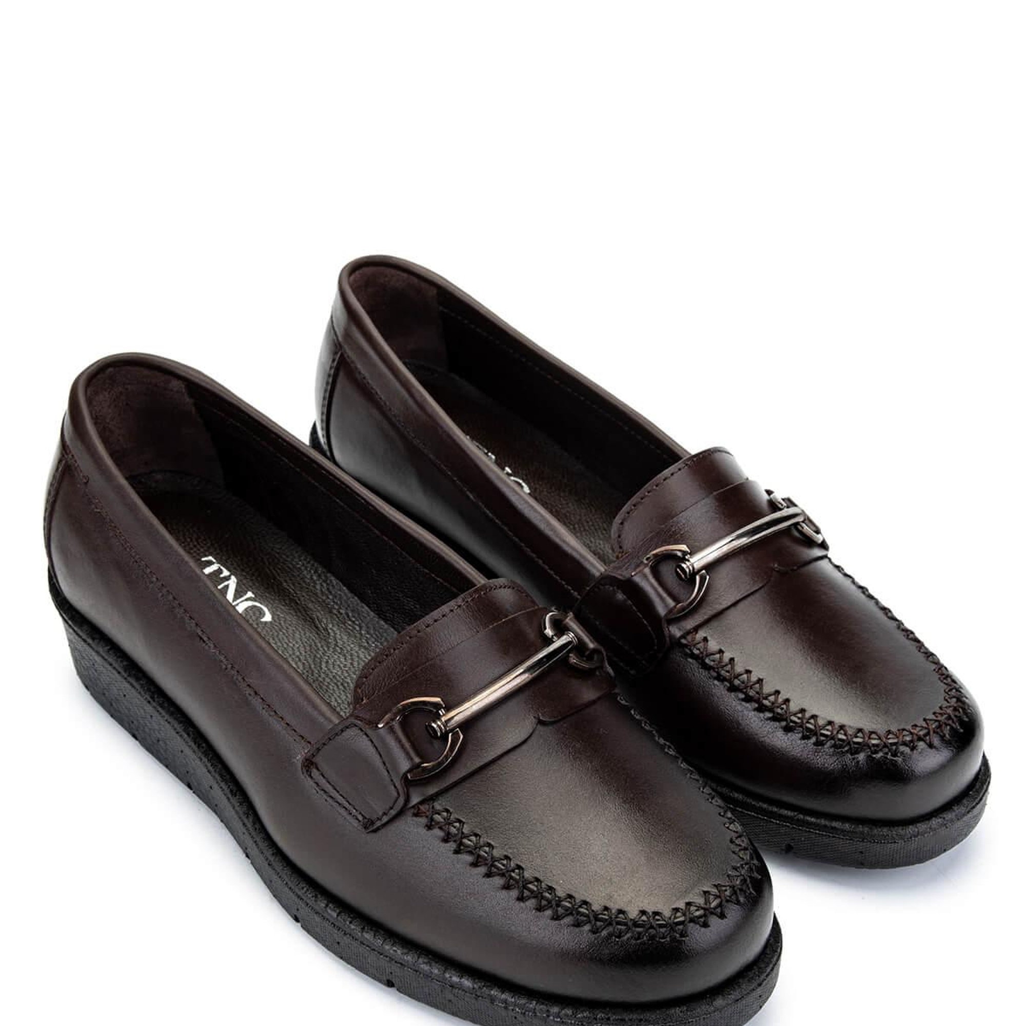 Tamer Tanca Kadın Hakiki Deri Kahverengi Casual Ayakkabı