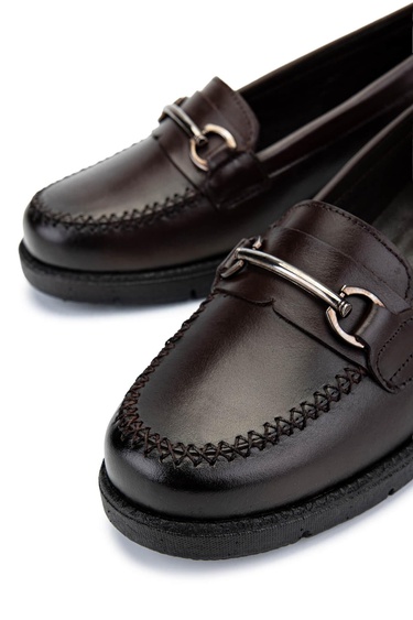  Tamer Tanca Kadın Hakiki Deri Kahverengi Casual Ayakkabı