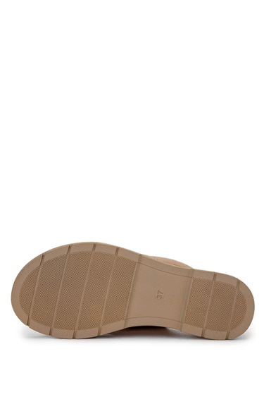  Tamer Tanca Kadın Hakiki Deri Nude Topuklu Sandalet