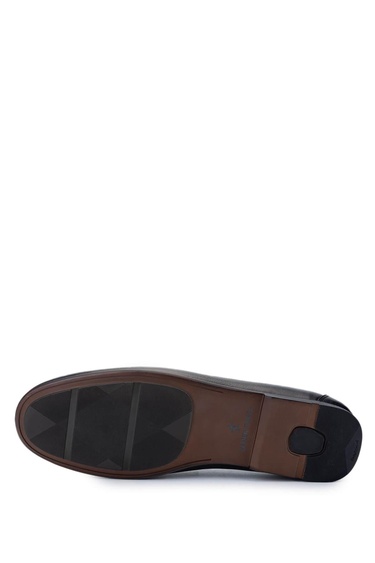  Tamer Tanca Erkek Hakiki Deri Lacivert Loafer Ayakkabı