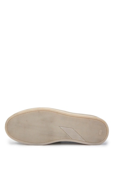  Tamer Tanca Erkek Hakiki Deri Bej Süet Loafer Ayakkabı