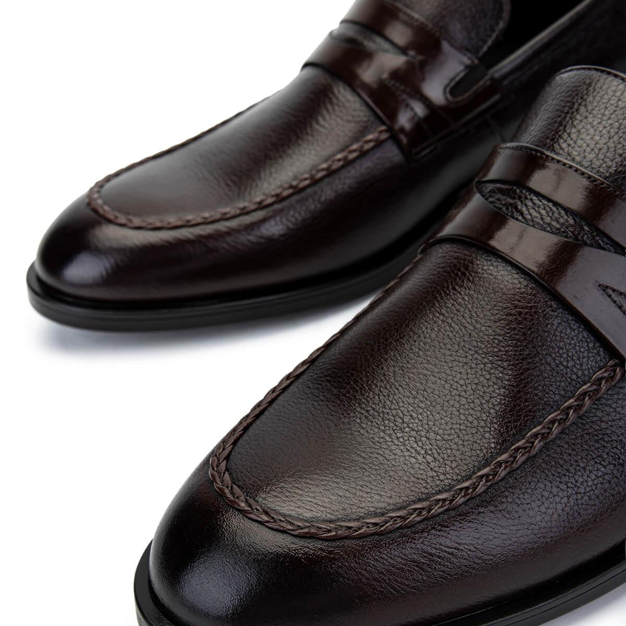 Tamer Tanca Erkek Hakiki Deri Kahverengi Klasik Ayakkabı