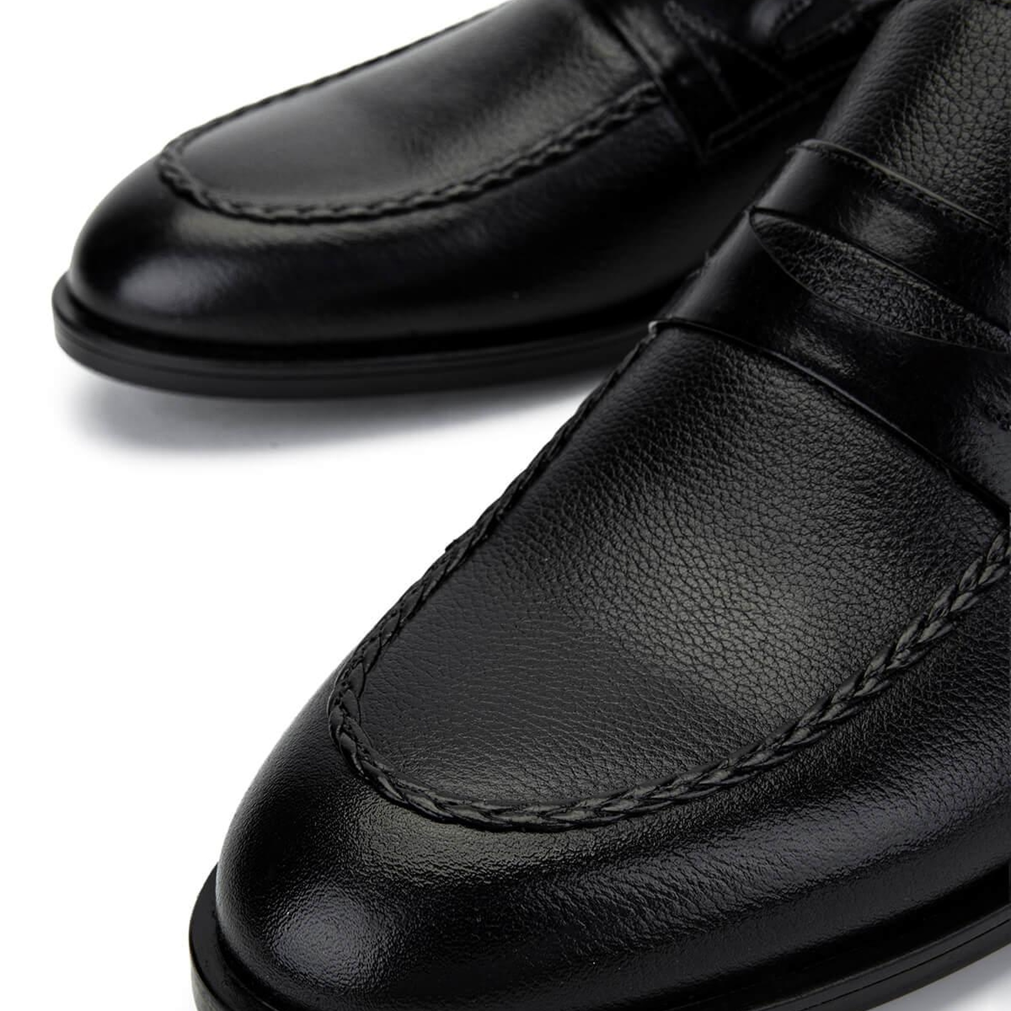 Tamer Tanca Erkek Hakiki Deri Siyah Deri Klasik Ayakkabı