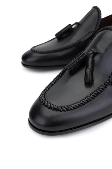  Tamer Tanca Erkek Hakiki Deri Gri Klasik Ayakkabı