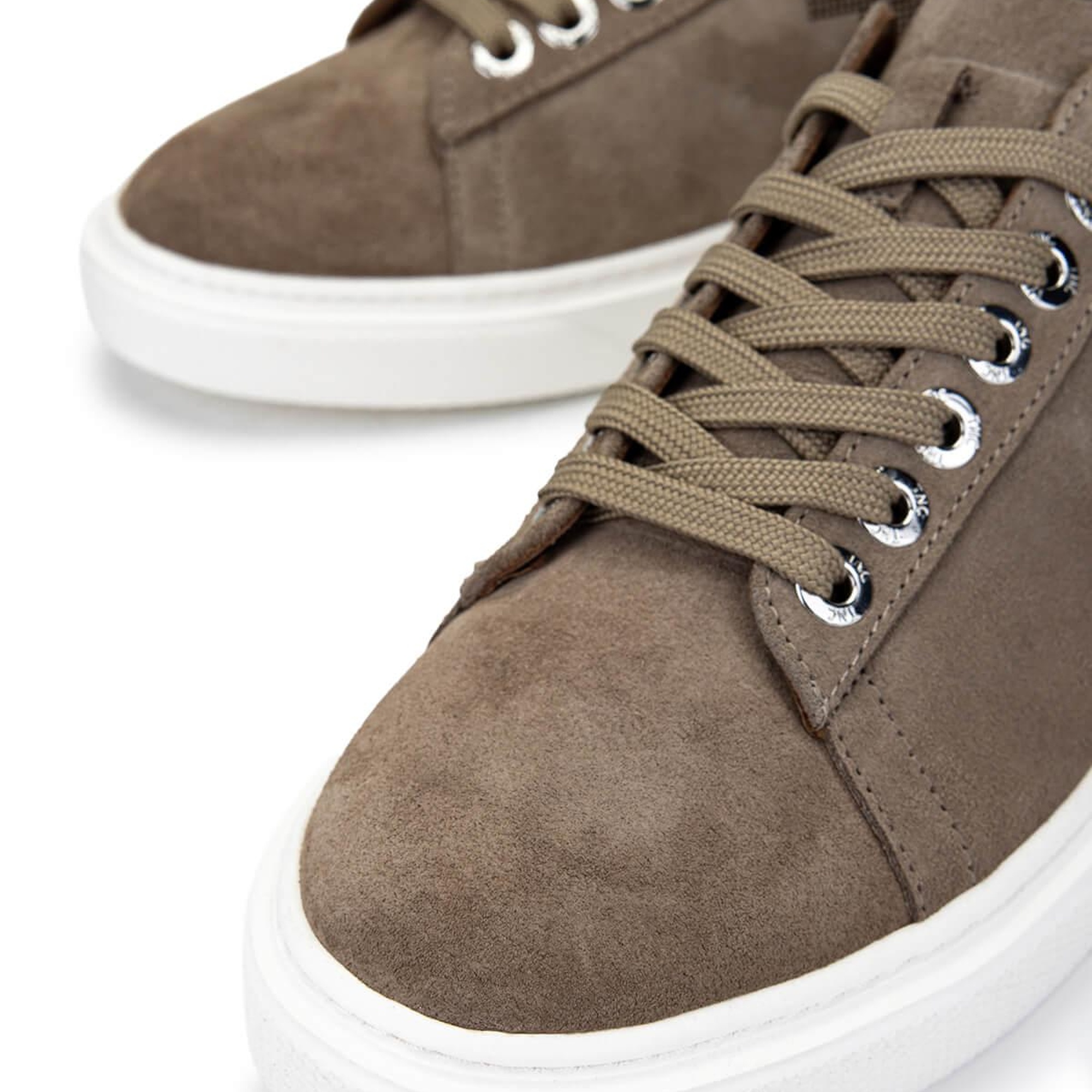 Tamer Tanca Erkek Hakiki Deri Bej Süet Sneakers & Spor Ayakkabı