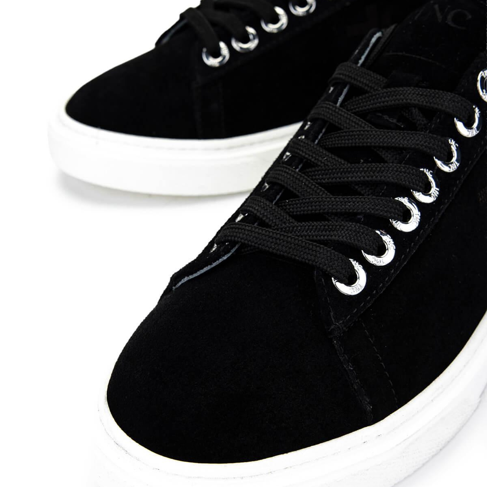 Tamer Tanca Erkek Hakiki Deri Siyah Süet Sneakers & Spor Ayakkabı