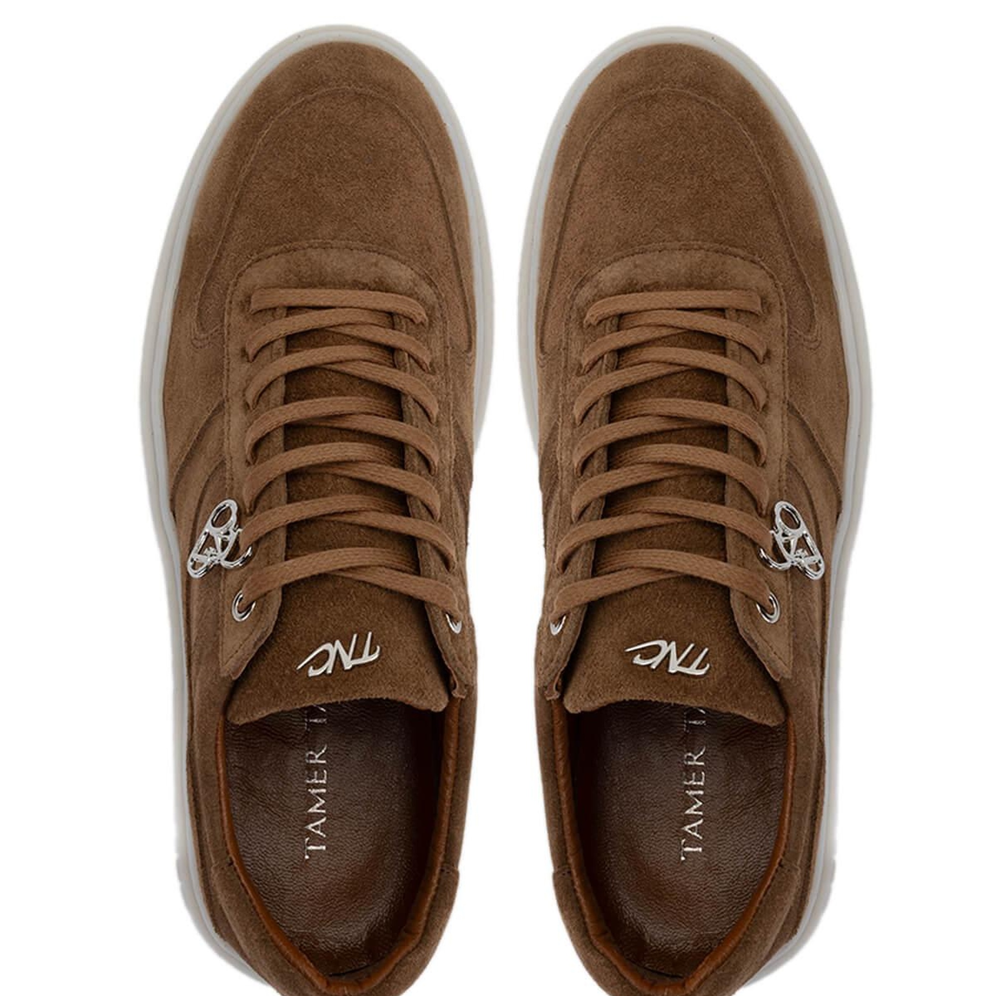 Tamer Tanca Erkek Hakiki Deri Toprak Süet Sneakers & Spor Ayakkabı