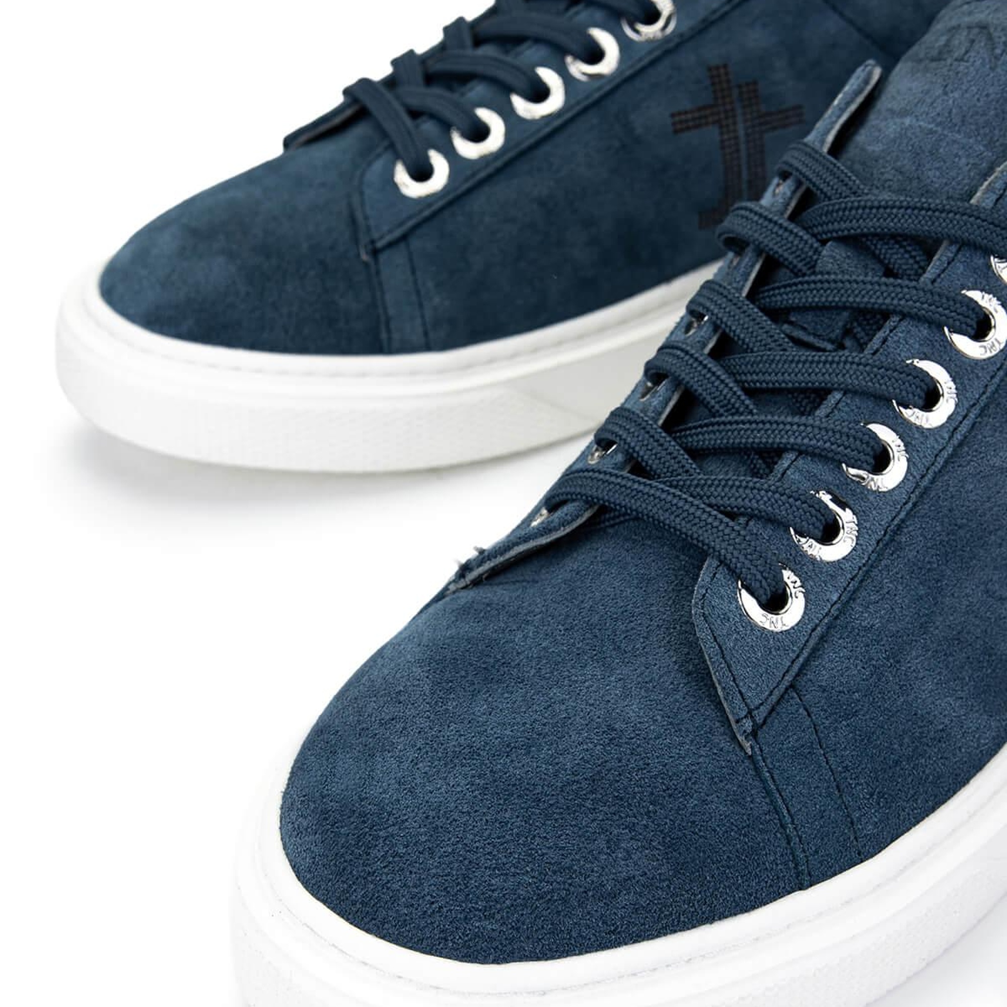 Tamer Tanca Erkek Hakiki Deri Mavi Sneakers & Spor Ayakkabı