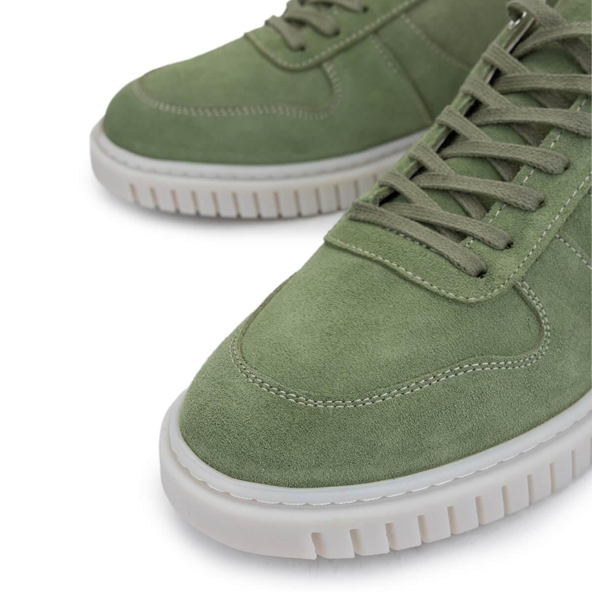 Tamer Tanca Erkek Hakiki Deri Yeşil Sneakers & Spor Ayakkabı