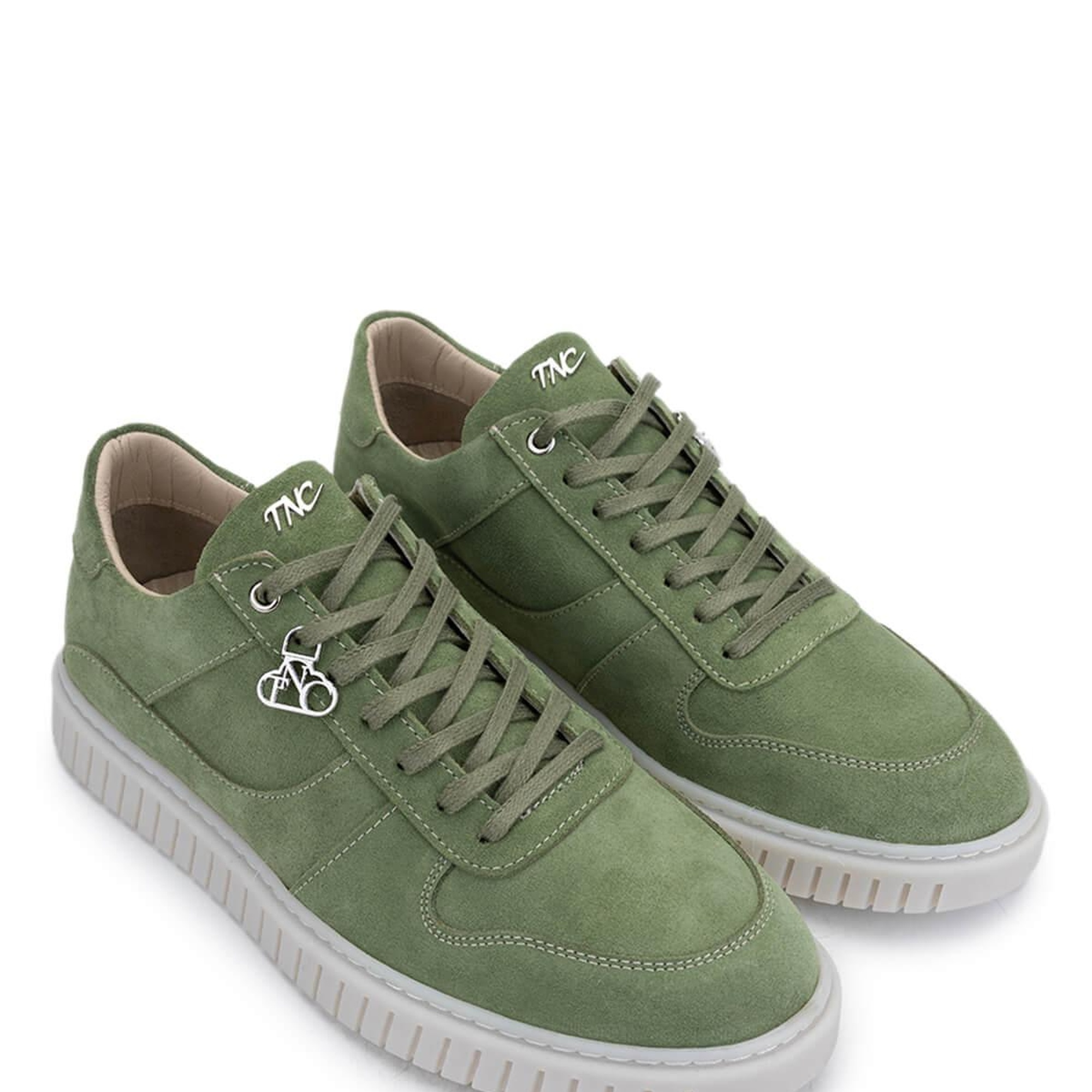 Tamer Tanca Erkek Hakiki Deri Yeşil Sneakers & Spor Ayakkabı