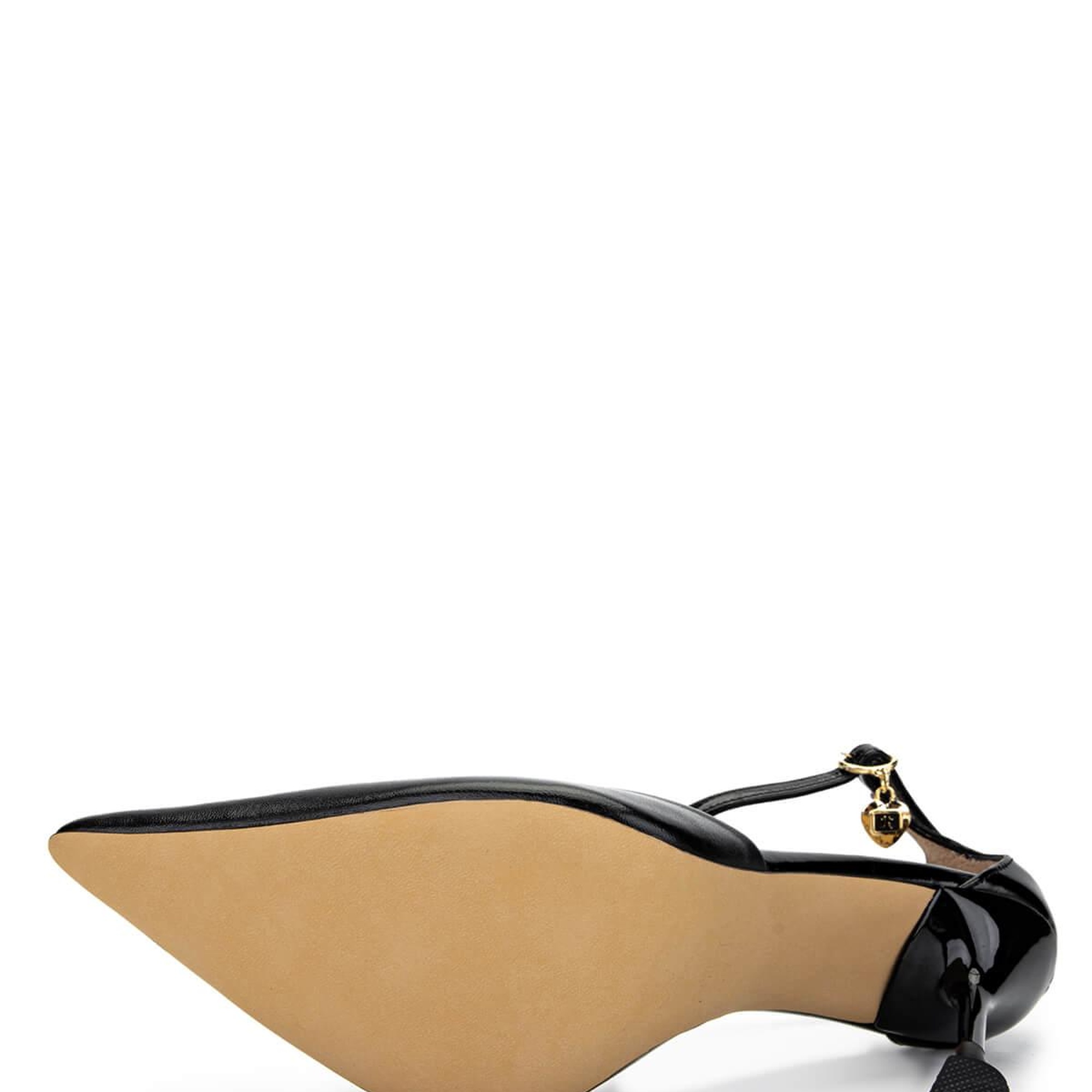 Tamer Tanca Kadın Hakiki Deri Siyah Topuklu Ayakkabı